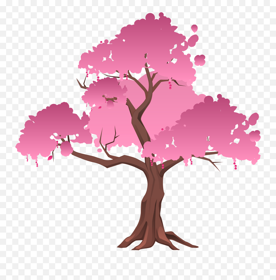 Japanese Tree - Cherry Blossom Japan Transparent Emoji,Bonsai Emoji