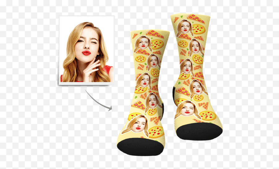 Face Socks - Giftlab Unterhose Mit Foto Bedrucken Emoji,Emoji Socks Girls