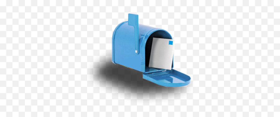 Mailbox Blue Mail Clip Art - Empty Mailbox Png Emoji,Emoji Mailbox And Cop