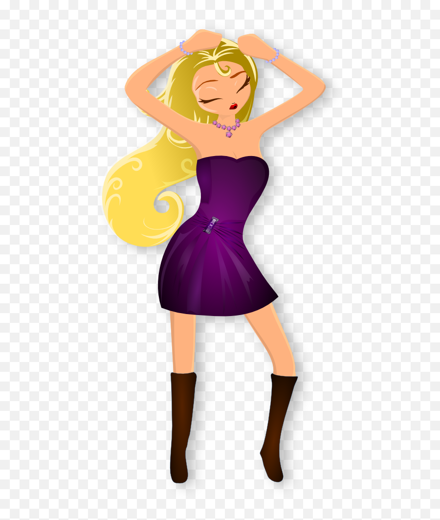 Free Dancing Girl Png Download Free - Dancing Woman Clipart Emoji,Woman Dancing Emoji