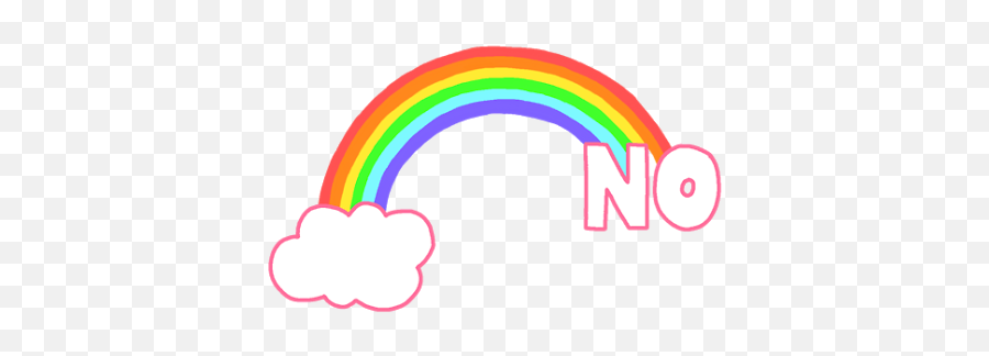 Tumblr Emoji Emoticon Sticker By Yamiled Pedroza - Color Gradient,Nope Emoji