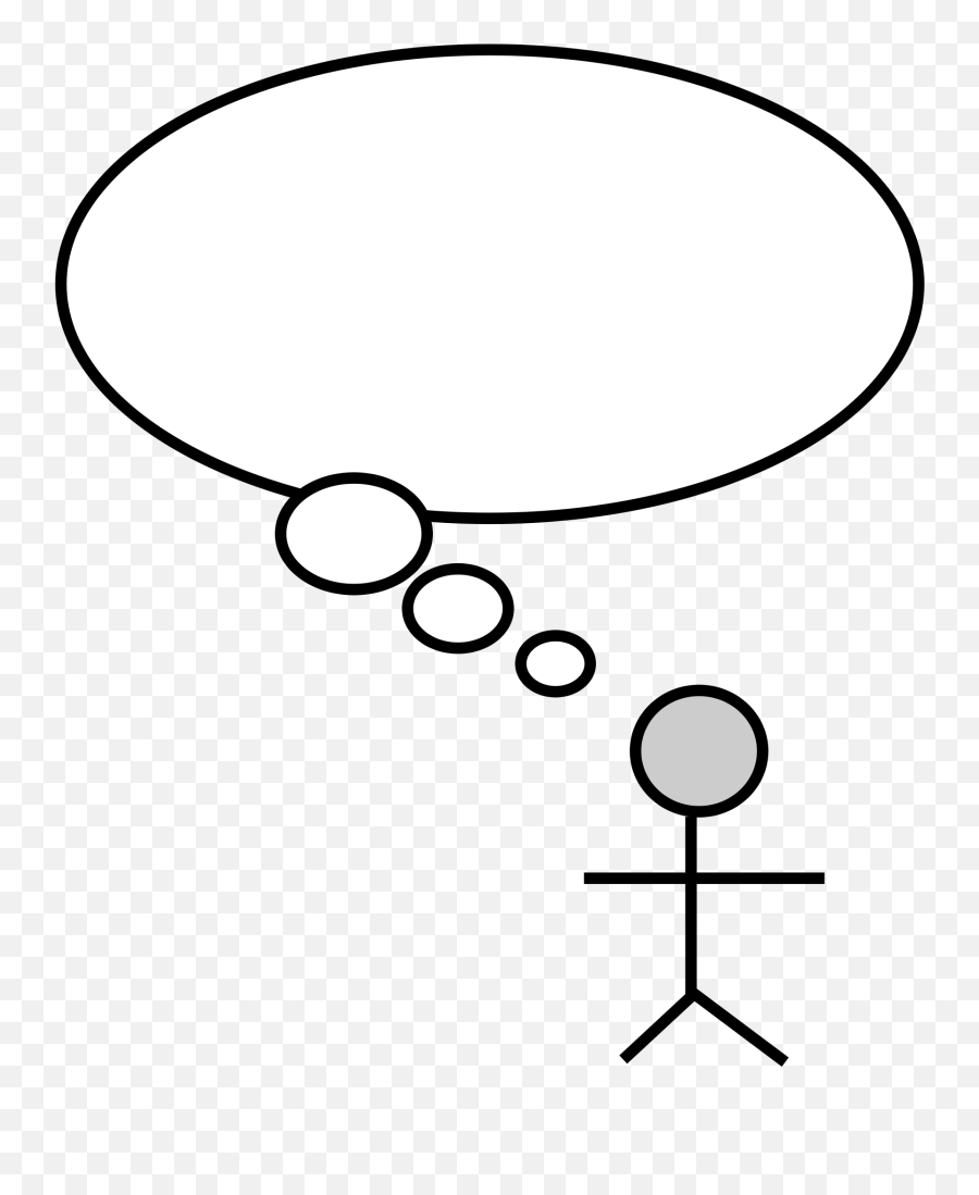 Thought - Thought Bubble Person Png Emoji,How Emotions Affect Logical Reasoning Wiki