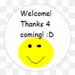 Thanks 4 Coming - Chat Voice Roblox Emoji,Thanks Emoticon Text