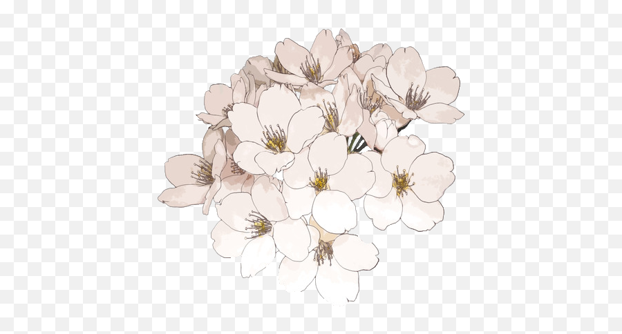Download Transparent Flowers Tumblr Png Png U0026 Gif Base - Transparent Flowers Emoji,Tumblr Flower Girl Emoticon