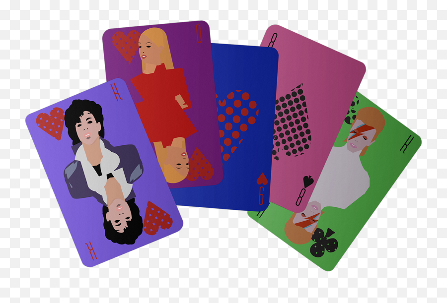 Pop Icons Playing Cards Wip On Behance - Unitedcardistscom Playing Card Emoji,Emotion Creators Cards Illusion