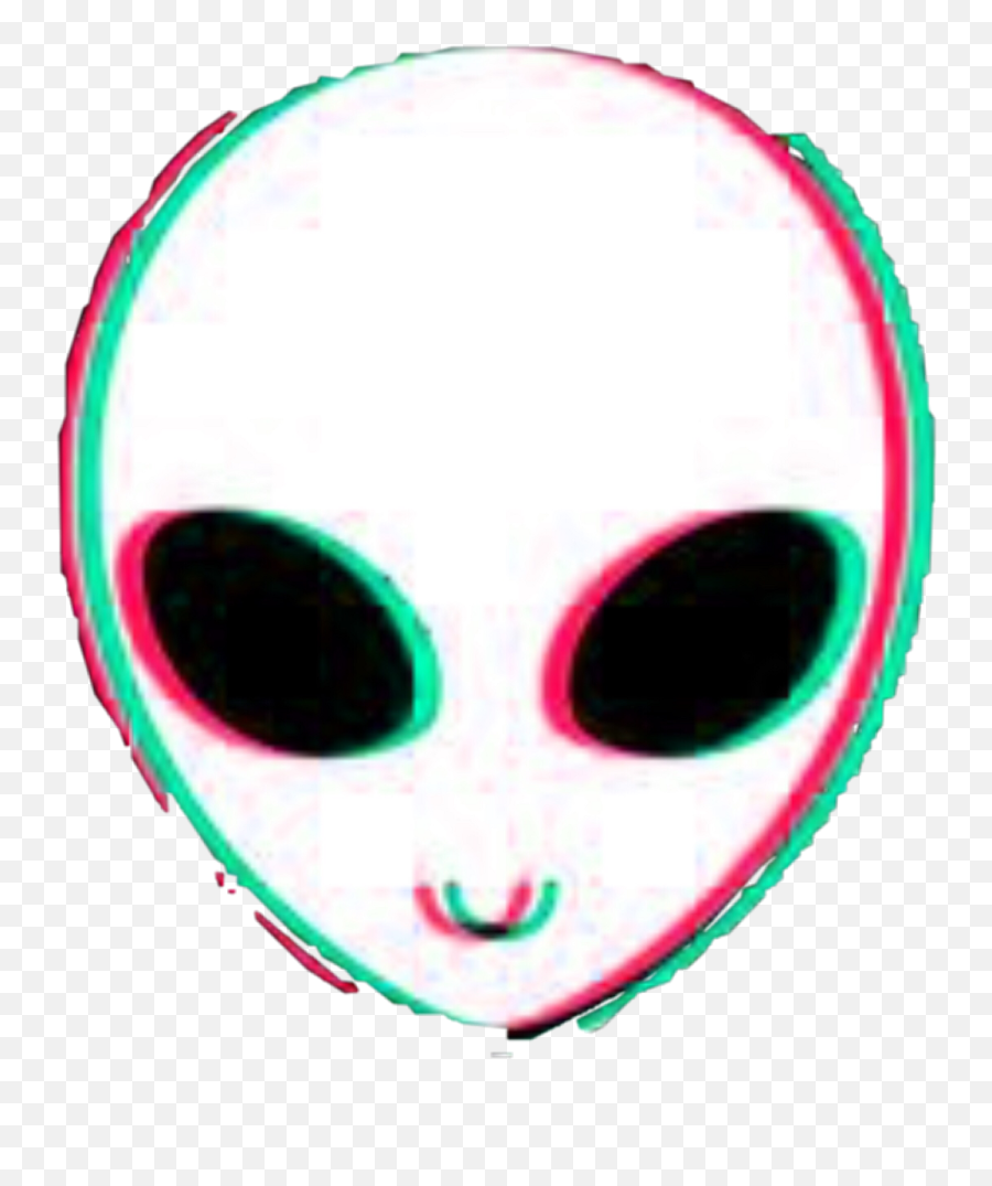 Alien Sticker Clipart - Full Size Clipart 1018749 Trippy Alien Png Emoji,Alien Head Emoji Pin Outline