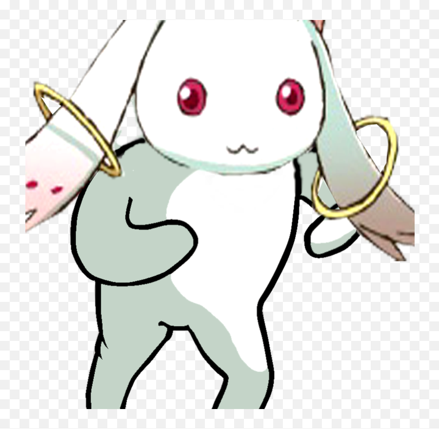 Cat White Pink Mammal Small To Medium Sized Cats Vertebrate - Fictional Character Emoji,Madoka Magica Kyubey Emoticon