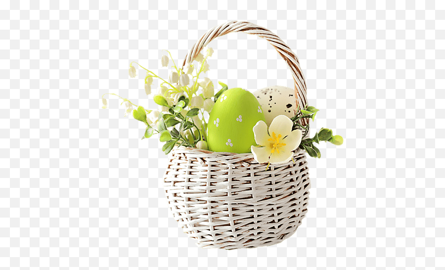 Basket Eggs Egg Multicolor Easter - Easter Emoji,Easter Basket Emoji