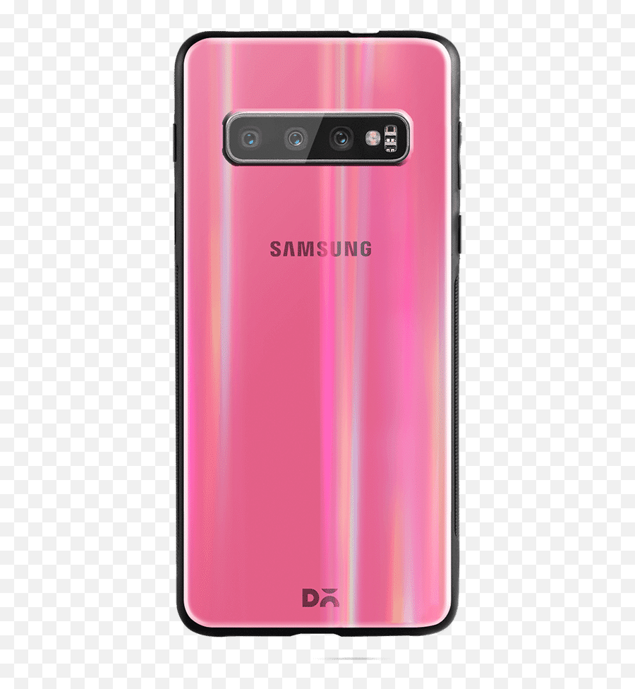 Dailyobjects Pink Punch Holographic Glass Case Cover For - Camera Phone Emoji,How To Get New Emojis For Samsung S10 Plus