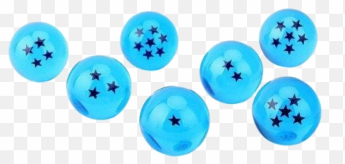 Blue Dbz Rare Custom Gear Shift Knob 54mm Diameter 1 - 7 Star Acrylic Dragon Balls Toys Emoji,Dbz Scouter Emoji Transparent