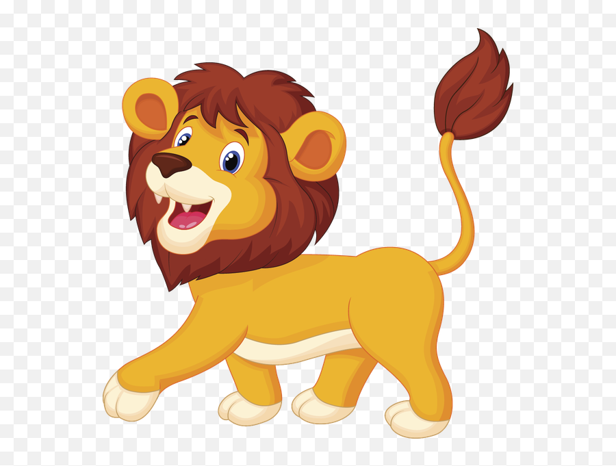 Download Lion Animation Cartoon Free - Lion Cartoon Emoji,Lion Dog Emoticon