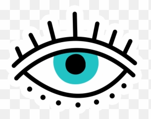 Evil Eye Art - Tattoo Design Crying Eye Tattoo Traditional Emoji,Free Eye Of Horus Emoji