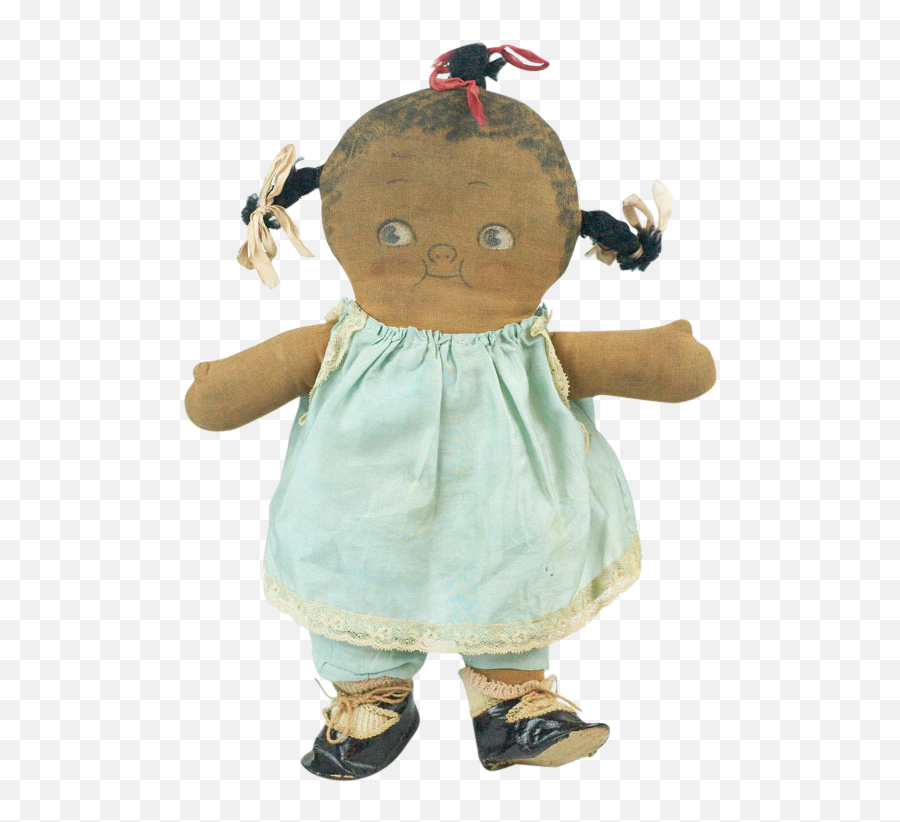 Chocolate Drop Dolly Dingle Cloth Doll - Soft Emoji,Large Emotions Rag Doll