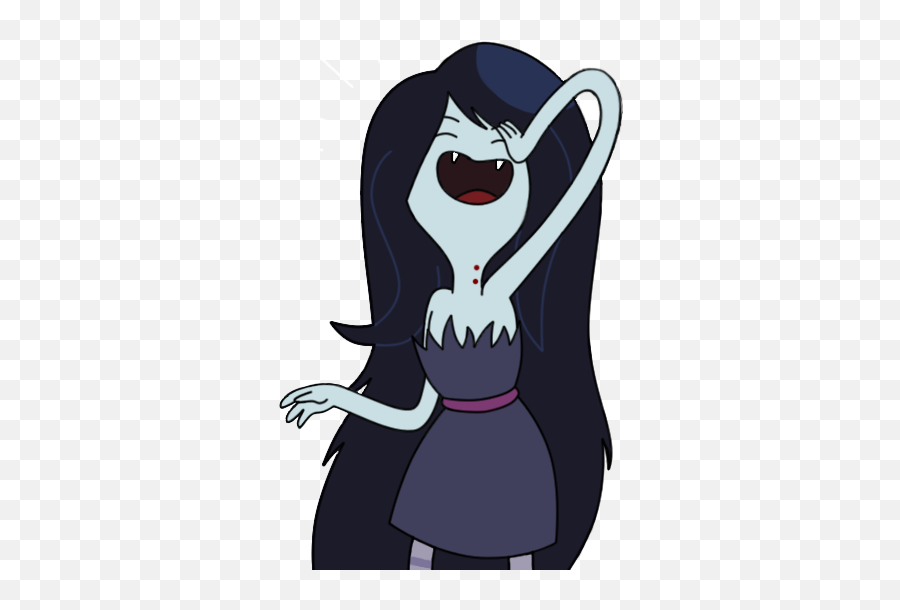 Marceline Laughing By Tocupine - D35h349 Adventure Time Emoji,Vampire Smiley Face Emoticon