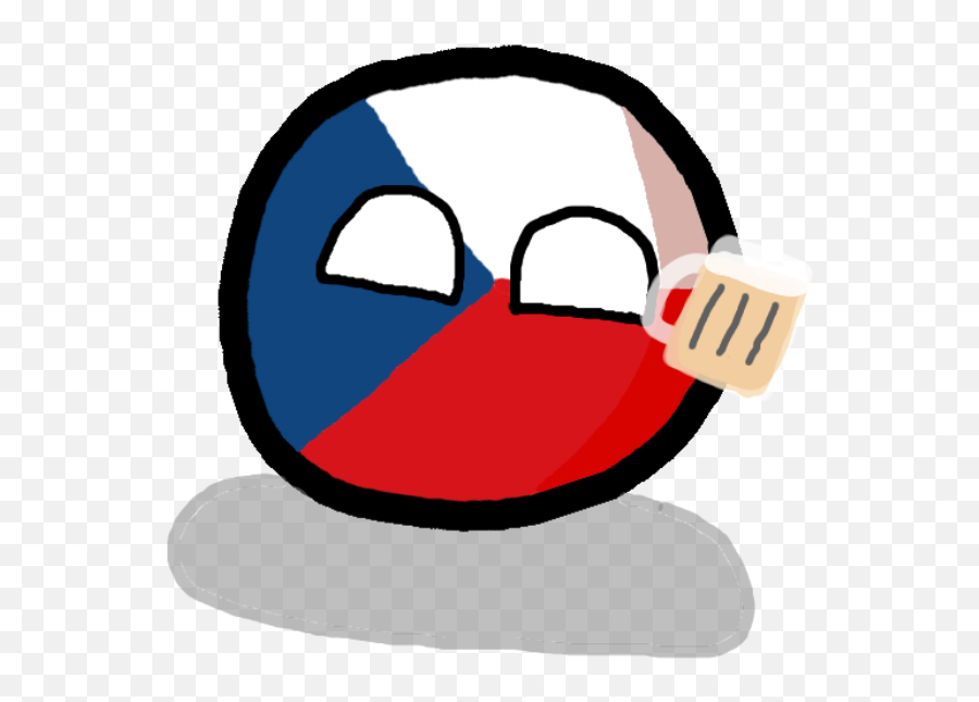 Czech Republic Countryball Png Clipart - Full Size Clipart Emoji,Countryball Emoticons