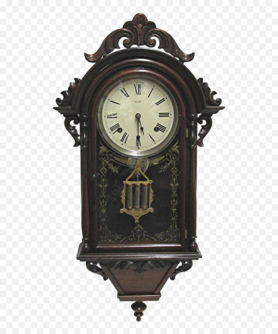 Welch Italian Hanging Vp Antique Wall Clock Antique Wall Emoji,Wall Clock With Emotions