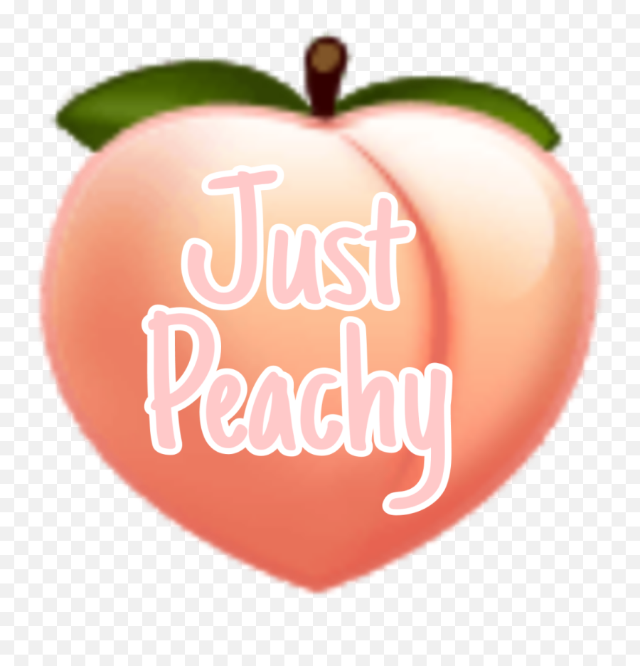 Peach Peachy Sticker By Brielle Sheher - Fresh Emoji,Trending Emoji