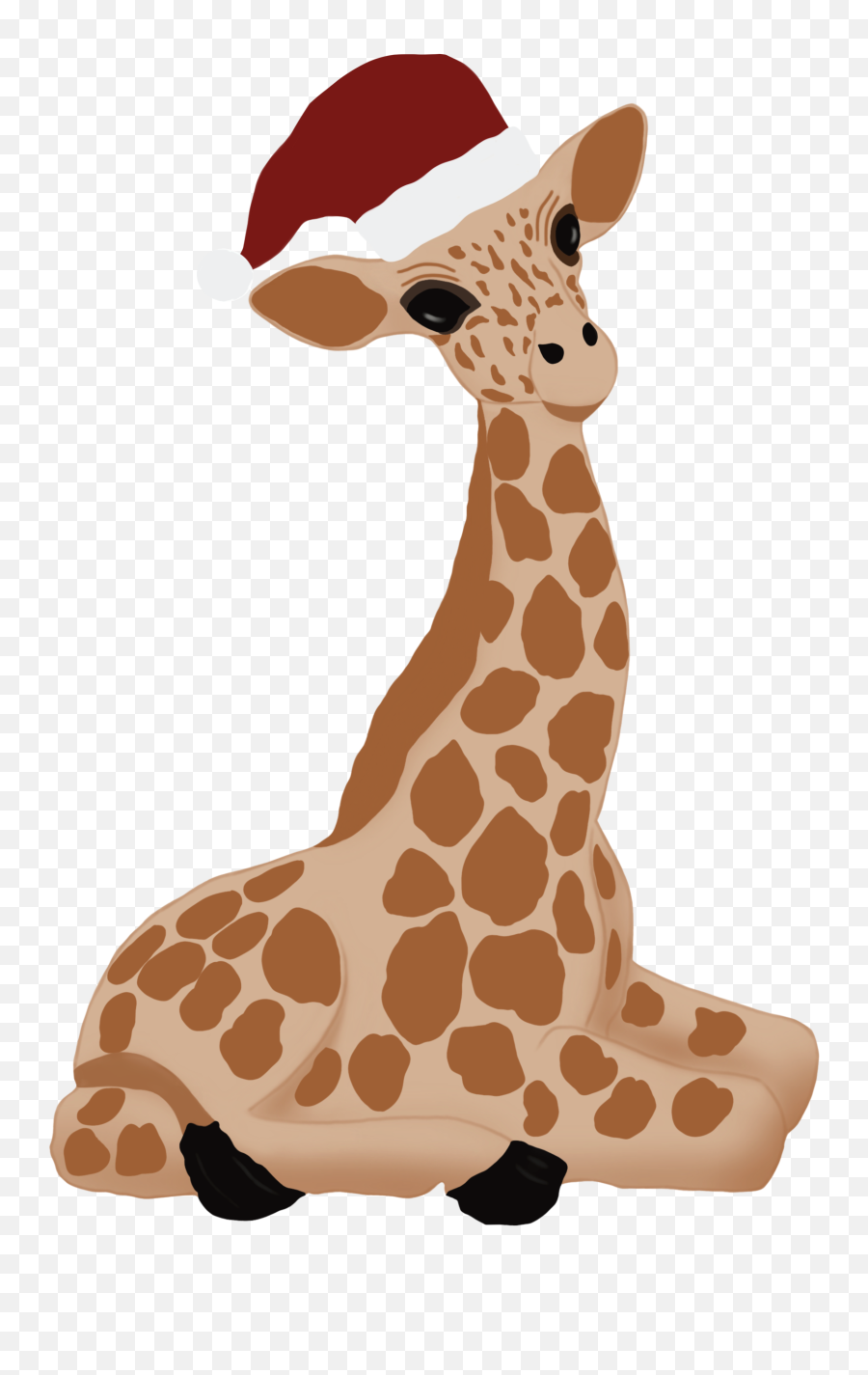 Cute Christmas Giraffe Gráfico Por Irmasartsandcrafts Emoji,Emoji Girafe