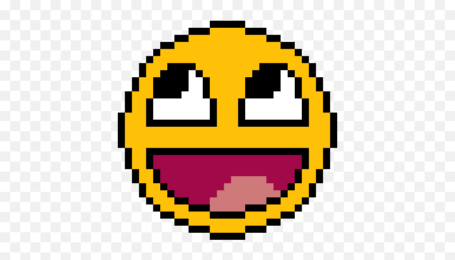 Pixilart - Awesomederpy Face By Pixelating Emoji,Long Derpy Face Emoticon
