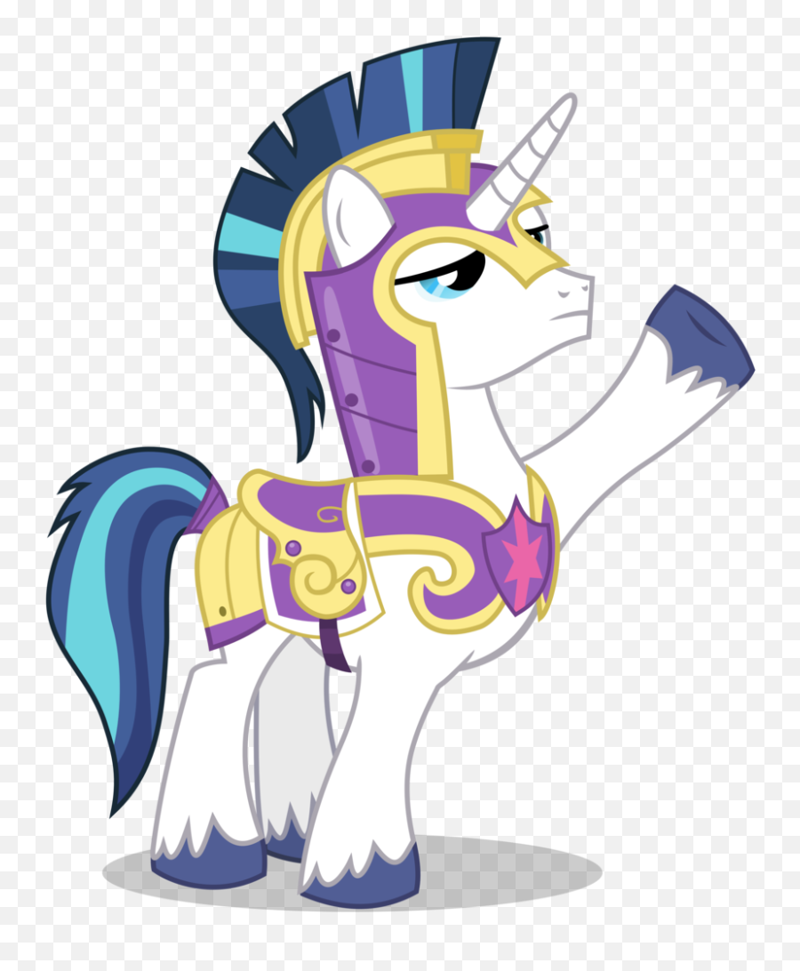 Guard Clipart Salute - Royal Guard Mlp Shining Armor Png Emoji,Unicode Military Salute Emoji