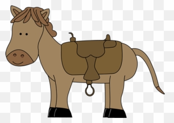 Horse With Saddle Clip Art - Horse With Saddle Image Horse Western Horse Clip Art Emoji,Horse Emoji App