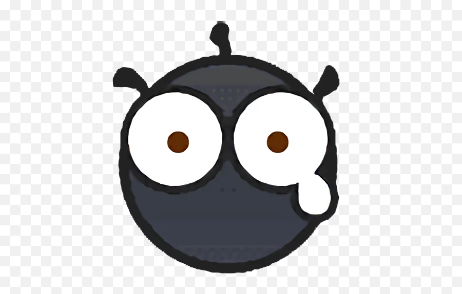 Telegram Sticker From Qq Emojis Pack,Black Goo Emoji