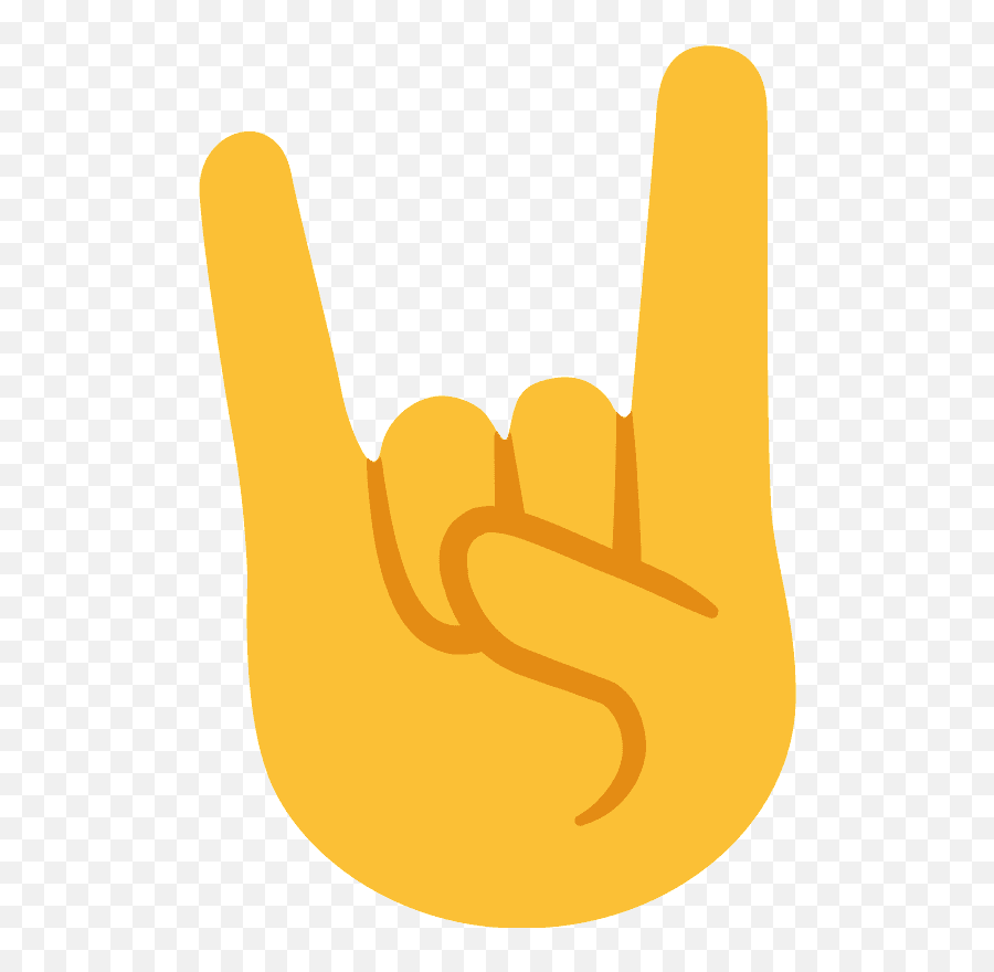 Sign Of The Horns Emoji - Corna Emoticon,Rock Emoji