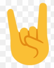 Sign Of The Horns Emoji - Corna Emoticon,Rock Emoji