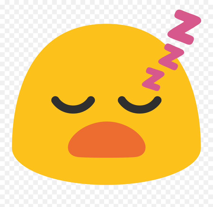 File - Android Sleeping Emoji,Emoji Face Svg