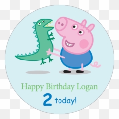 Peppa Pig Archives Sweet Tops - Personalised Edible Cake George Pig Edible Cupcake Toppers Emoji,Emoji Pig Shower