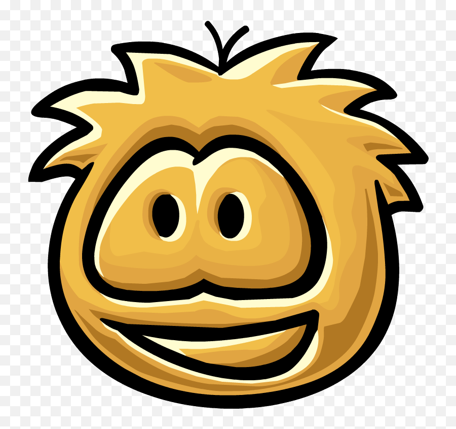 Download Golden Puffle Statue - Club Penguin Golden Puffle Club Penguin Golden Puffle Emoji,Emoticons Secretos Club Penguin