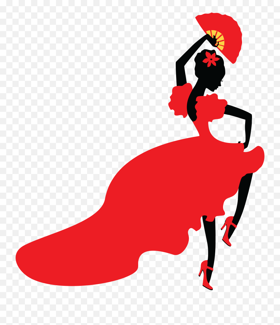 Dancer Clipart Hispanic Dancer - Flamenco Dancer Png Emoji,Woman Dancing Emoji