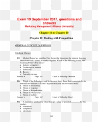 Xam 19 September 2017 Questions And - Dot Emoji,Managing Emotions B. Self-awareness C. Handling Relationships D. Motivating Oneself Tqm
