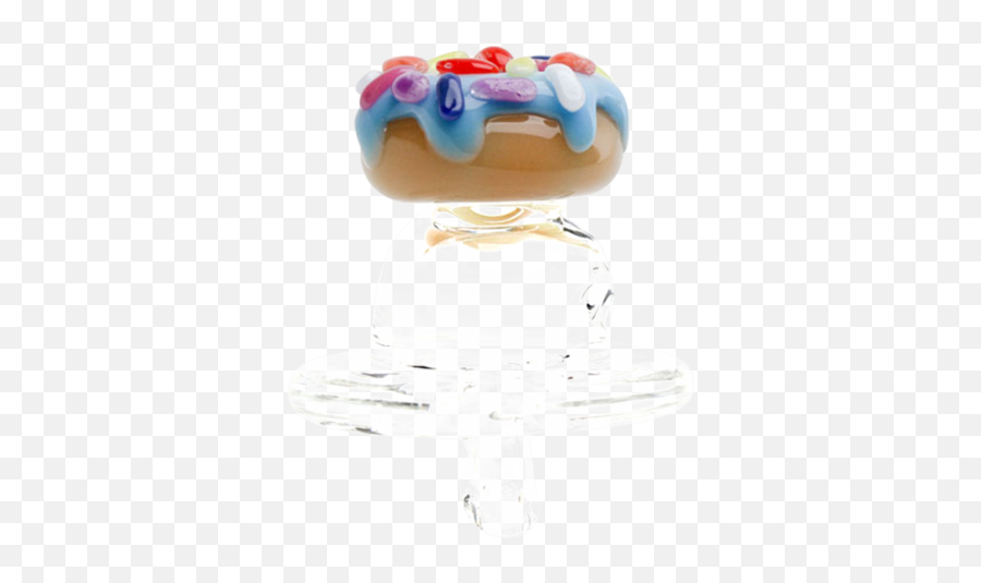 Empire Glassworks Donut Carb Cap - Baked Goods Emoji,Donut Emoji Cut File