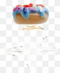 Empire Glassworks Donut Carb Cap - Baked Goods Emoji,Donut Emoji Cut File