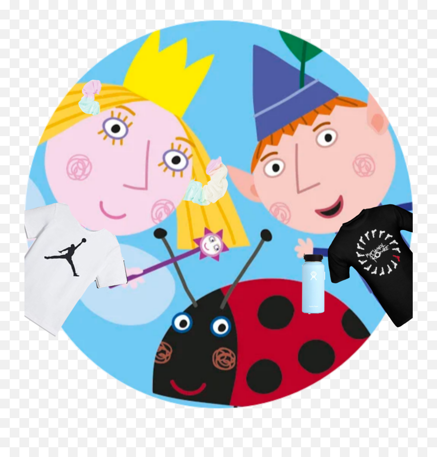 Name Of The Sticker - Clipart Ben And Holly Png Emoji,Emojis Viscos