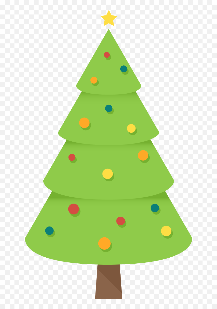 Christmas Tree Christmas Ornament Clip Art - Simple Tree Simple Christmas Tree Clip Art Emoji,Emoji Sign Fir Hugs