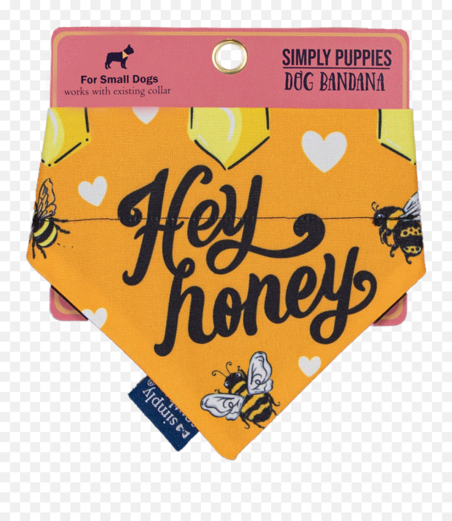 Simply Southern Dog Bandana Hey Honey Bee - Decorative Emoji,Dog Emojis For Texting