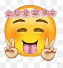 Olivier Sticker - Peace Emoji,Ou Emoticon