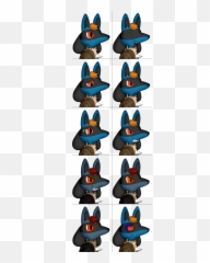 Lucario Game Emotes Weasyl - Fictional Character Emoji,Commission Emoticons