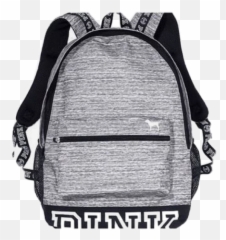 Backpack Pink Bookbag Sticker - Gray Victoria Secret Pink Backpack Emoji,Emoji Bookbags