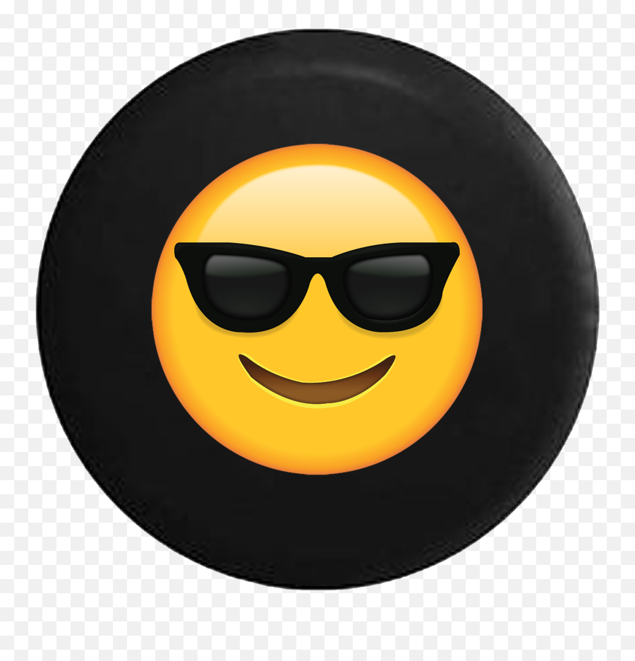 Download Text Emoji Smiling Face - Emoji Images With Black Background,Cool Emoji