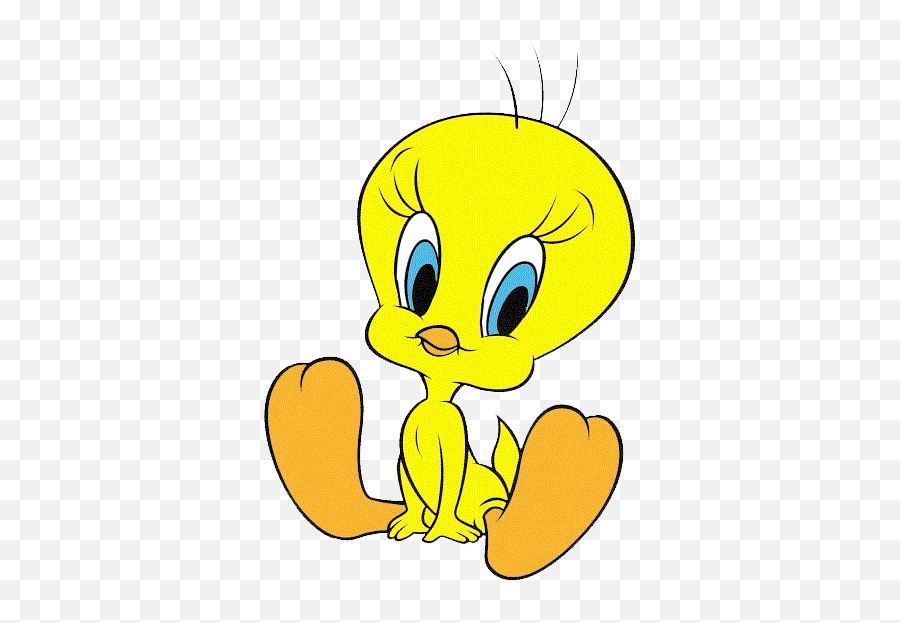 Tweety Bird Cartoon Caracters Baby Looney Tunes Classic - Tweety Bird Coloring Pages Emoji,Emoji Embroidery Designs