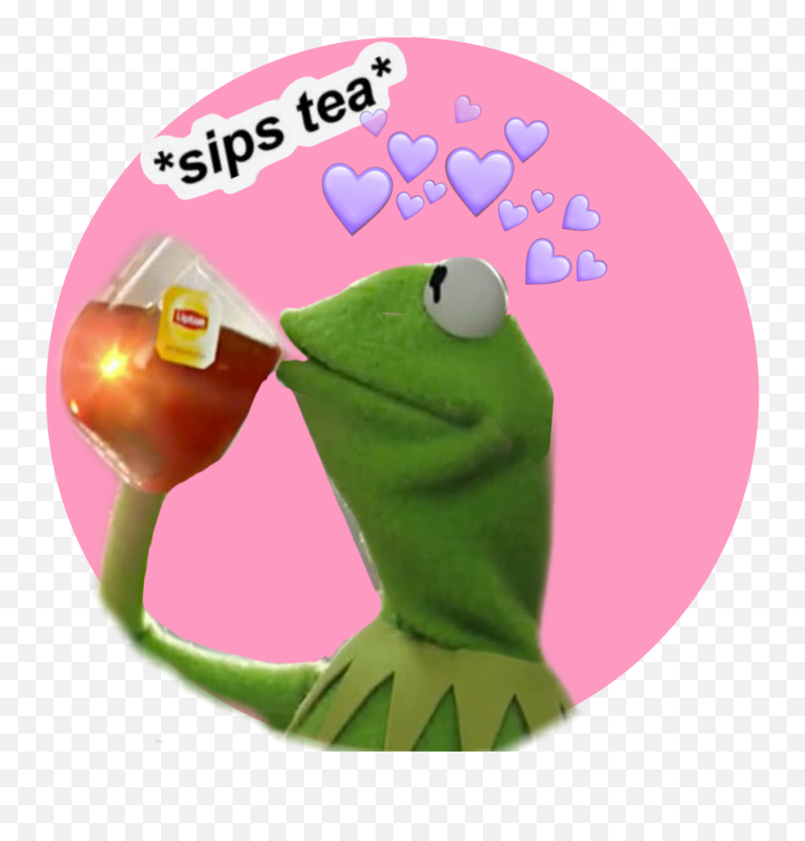 Yourmomstooopid Kermit Tea Love Sticker - Kermit The Frog Sips Tea Emoji,Kermit Tea Emoji