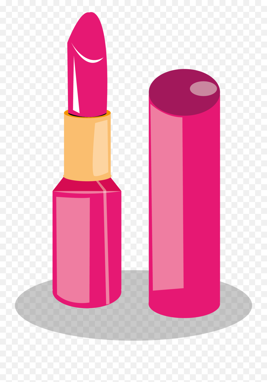 Lipstick Clipart Png - Pink Lipstick Cartoon Clipart Png Pink Lipstick Clipart Png Emoji,Pink Panter Emoji