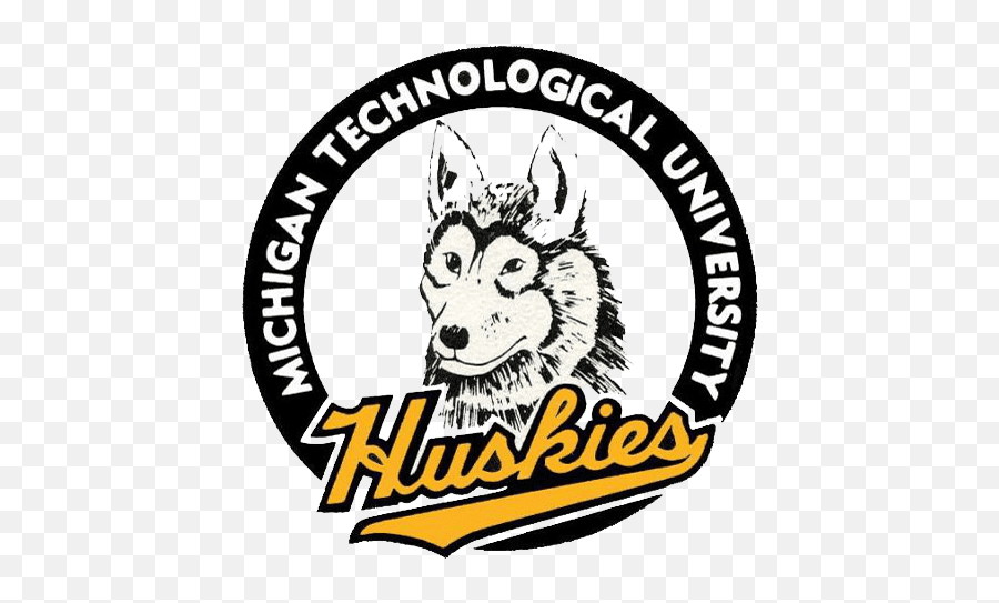 Michigan Tech Huskies Logo And Symbol Meaning History Png - Michigan Tech Emoji,Uw Huskies Football Emoticons