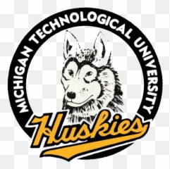 Michigan Tech Huskies Logo And Symbol Meaning History Png - Michigan Tech Emoji,Uw Huskies Football Emoticons