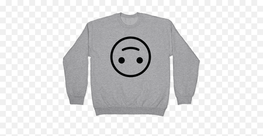 Smiley Face Emoji Pullovers Lookhuman - Am I Genderfluid,Smiley Face Emoticon Shows Up As An Alien