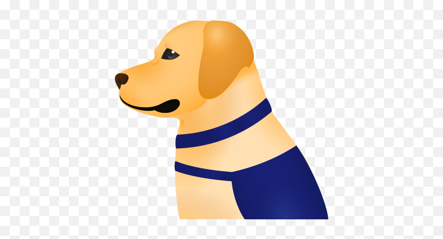 Guide Dog Icon - Martingale Emoji,Video Of Taking Dog Emoji And Making Girl With Shirt Up
