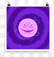 Download Hd Moon Print - Smiley Transparent Png Image Happy Emoji,Emoticon Print